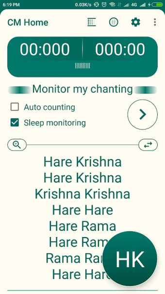 Chanting Monitor