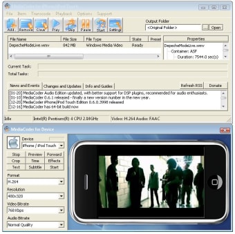 MediaCoder iPhone iPod Touch Edition