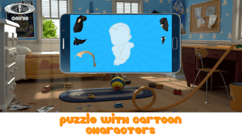Puzzle with Cartoon Characters