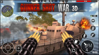 Gunner Navy War Shoot 3d : First-Person Shooters