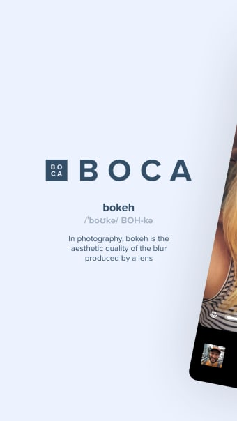 BOCA - Portrait Mode Videos