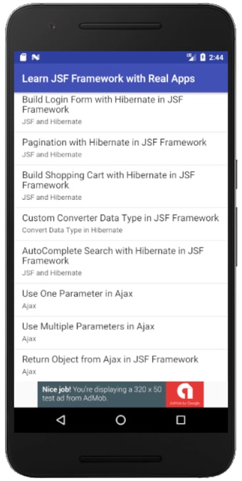 Learn JSF Framework with Real Apps