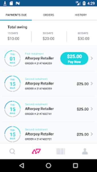 Afterpay Shopping: Simple interest-free payments