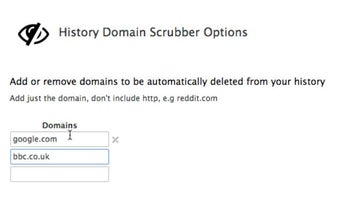 History Domain Scrubber