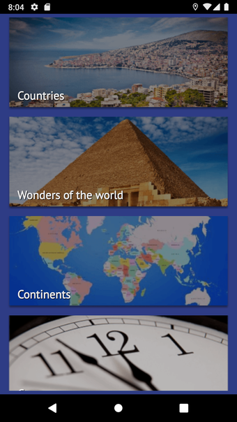 Countries of the World - reference and quiz