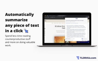 TLDR This - Free automatic text summary tool
