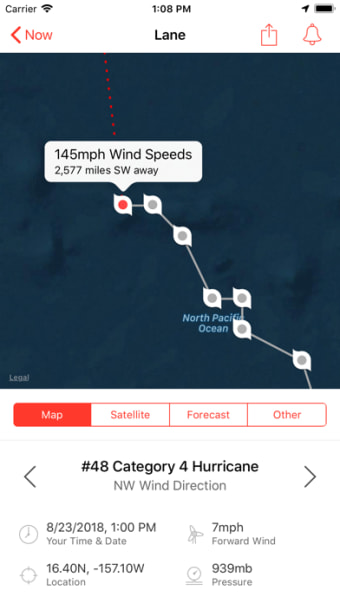 My Hurricane Tracker  Alerts