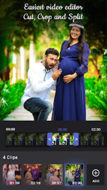 Baby Shower video maker with s