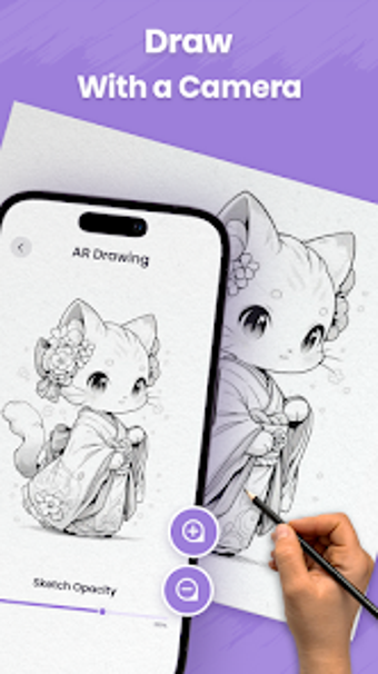 AR Drawing: Anime Sketch Paint