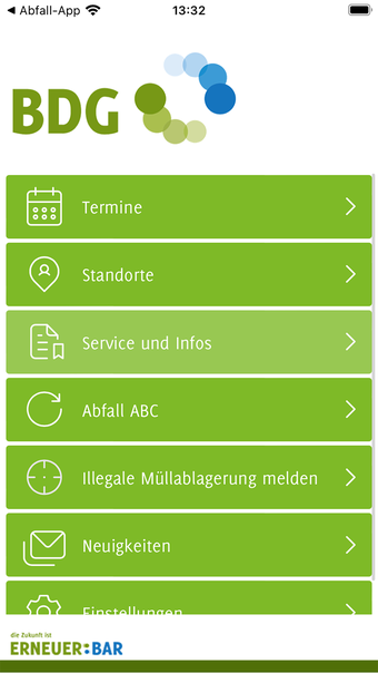 BDG Abfall App