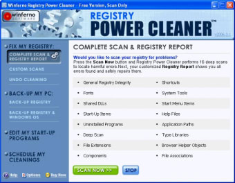Winferno Registry Power Cleaner