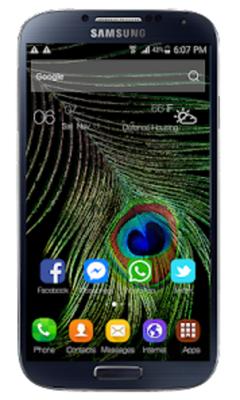 Galaxy A51 Launcher Theme