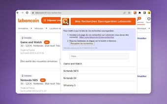 Mes Recherches Sauvegardées Leboncoin