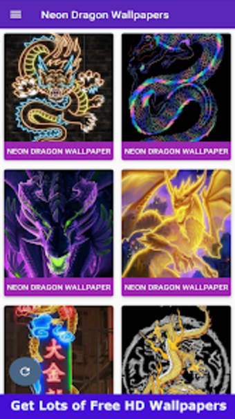 Neon Dragon wallpaper 4K