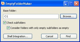 Empty Folder Nuker