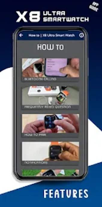 X8 Ultra SmartWatch app Guide