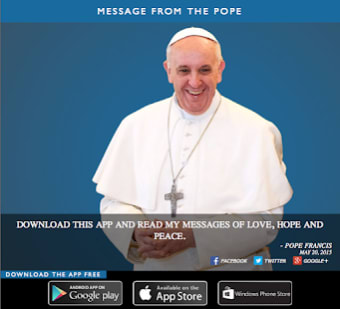 Messages from Pope Francis