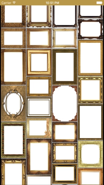 Golden Photo Frames  Luxury Picture Effects