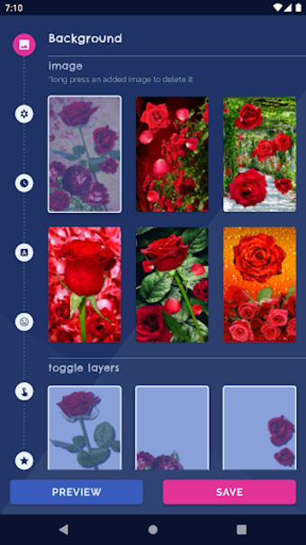3D Red Rose Live Wallpaper