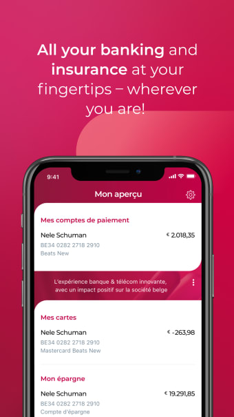 Belfius Mobile - Banking app