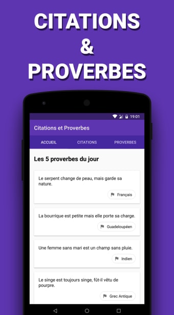Citations et Proverbes
