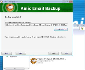 Amic Email Backup