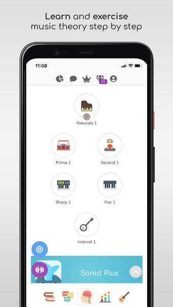 Learn music theory with Sonid