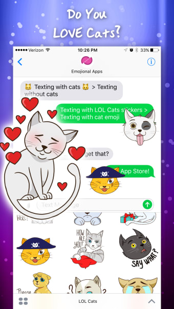 LOL Cats Emoji Stickers