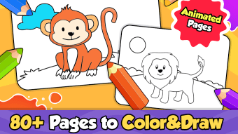 Baby Coloring games for kids with Glow Doodle