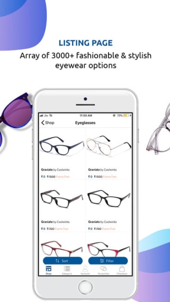 Eyeglasses  Sunglasses App