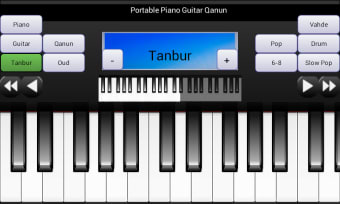 Portable Piano Guitar Qanun
