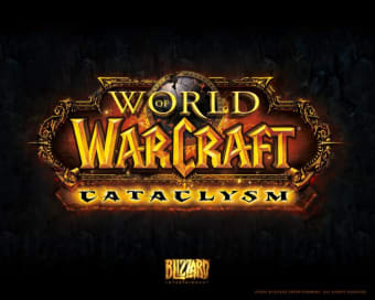 World of Warcraft Cataclysm Logo Wallpaper