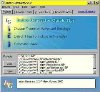 Index Generator