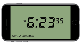 Minimalist Retro Clock