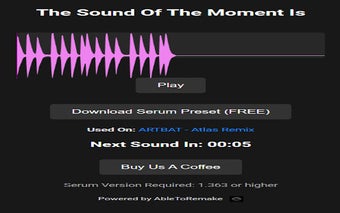 The Sound Of The Moment