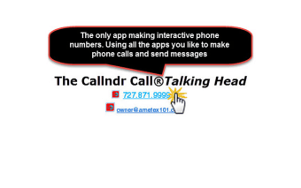 Callndr® Call Talking Head®
