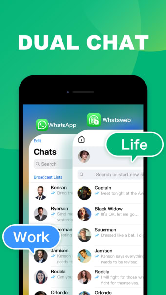 WA Web - Dual Chat App