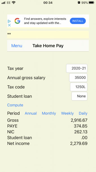 UK Salary Calculator  2023-24