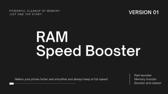 RAM Speed Booster