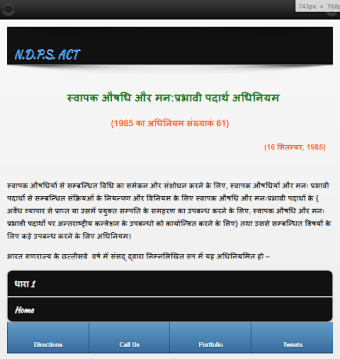 NDPS ACT in Hindi - एन.डी.पी.एस. अधिनियम 1985