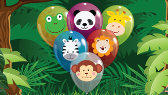 Baby Jungle Balloon Pop