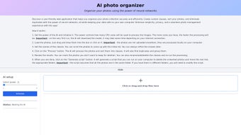 AI photo sorter