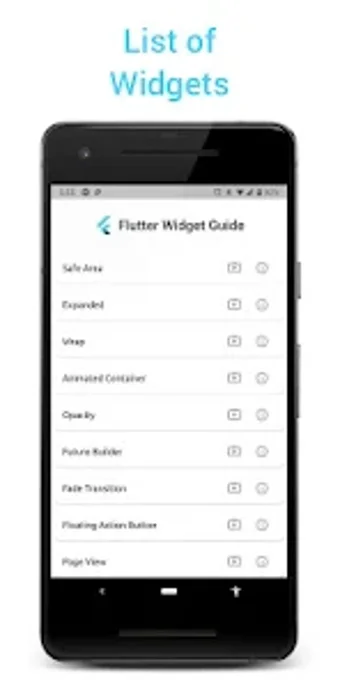 Flutter Widget Guide