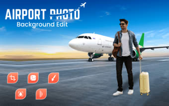 Airport Photo Background Edit