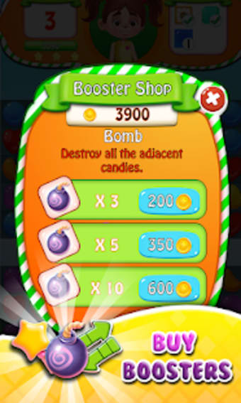 Booster Candy Magic - Sweet Match 3 Pop Game 2020
