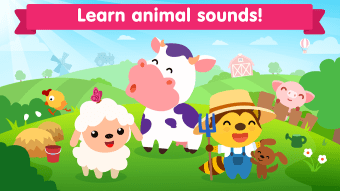 Animal sounds games for babies