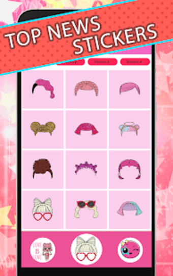 New Camera Editor For Lol_Hair Stickers_Dolls