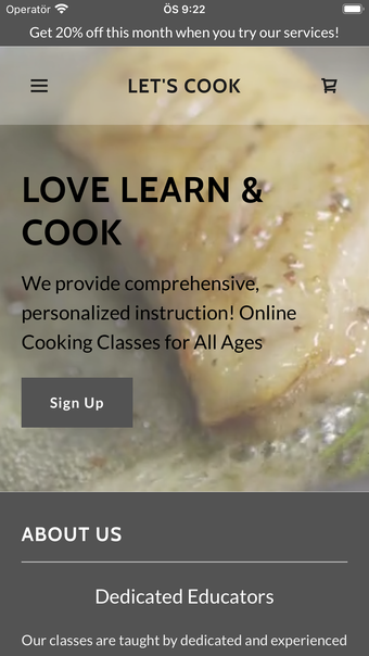 Lets Cook: Cooking Classes