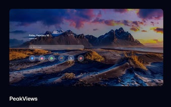 PeakViews - Amazing New Tab Wallpapers