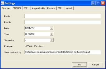 MetaDMS Scan Software